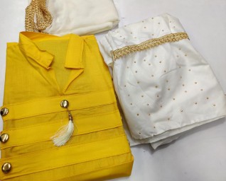 Kurti with Palazzo & Dupatta