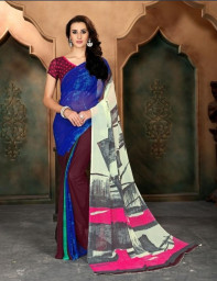 Georgette saree