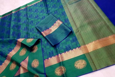 Banarasi kora muslin silk saree