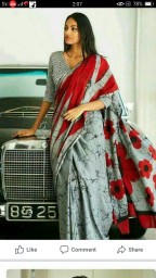 Mul mul cotton saree