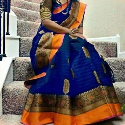 Cotton silk saree