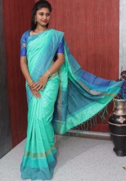 Khadi cotton silk saree