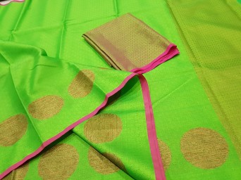 Banrasi kora silk saree