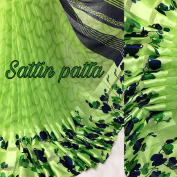 Sattin patta saree