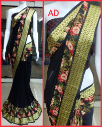 Jacquard silk saree