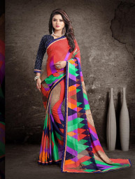 Crape saree