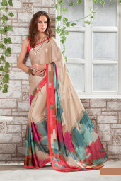 Crepe sarees